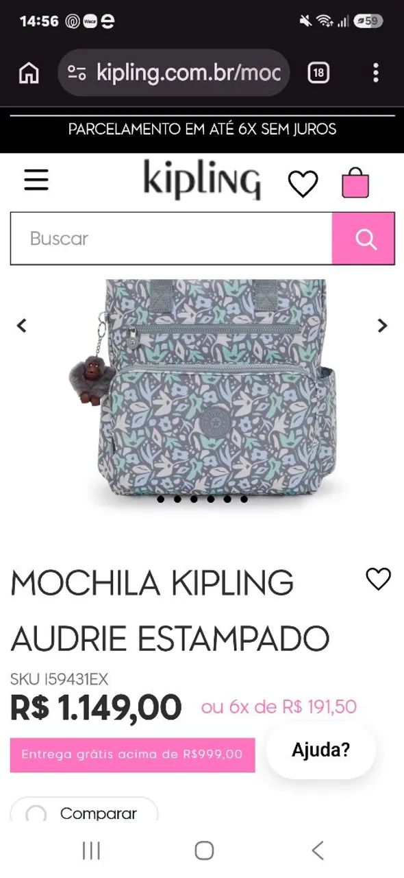 Bolsa Maternidade Kipling - Foto 3