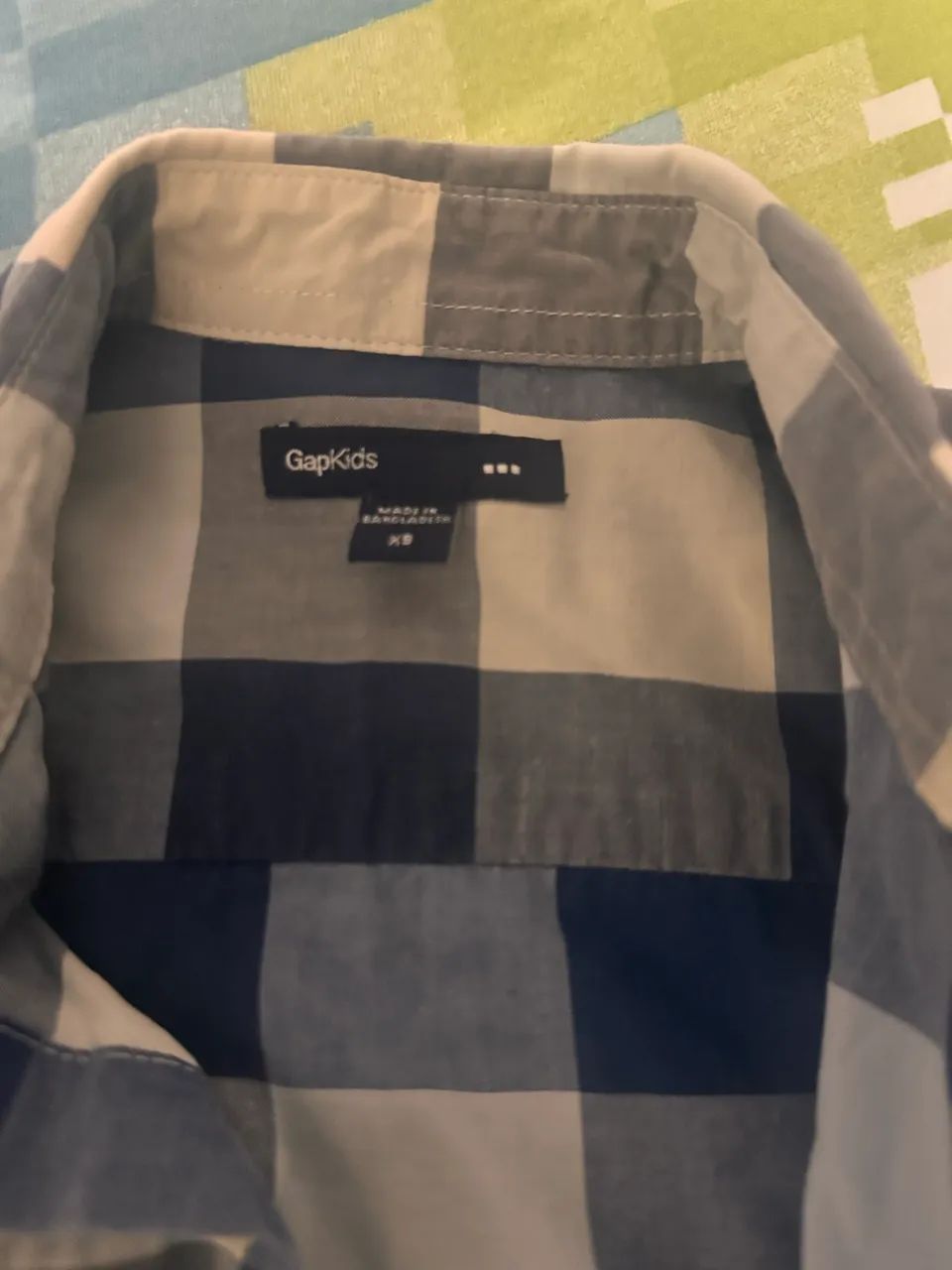 Camisa xadrez Gap XS ( veste 6 anos)