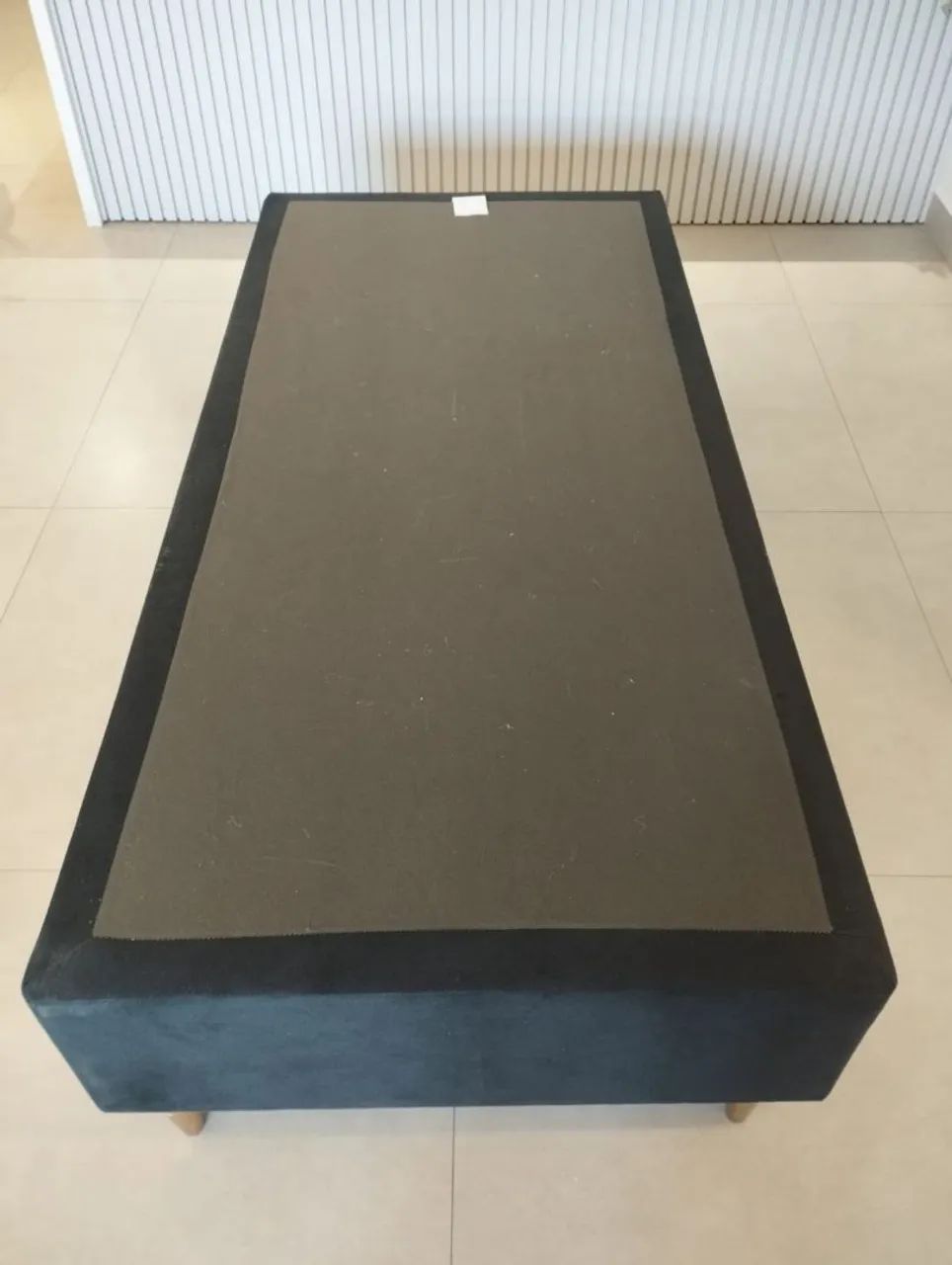 Cama Box Marflex Suede Preto com Colchão Auxiliar - Foto 5