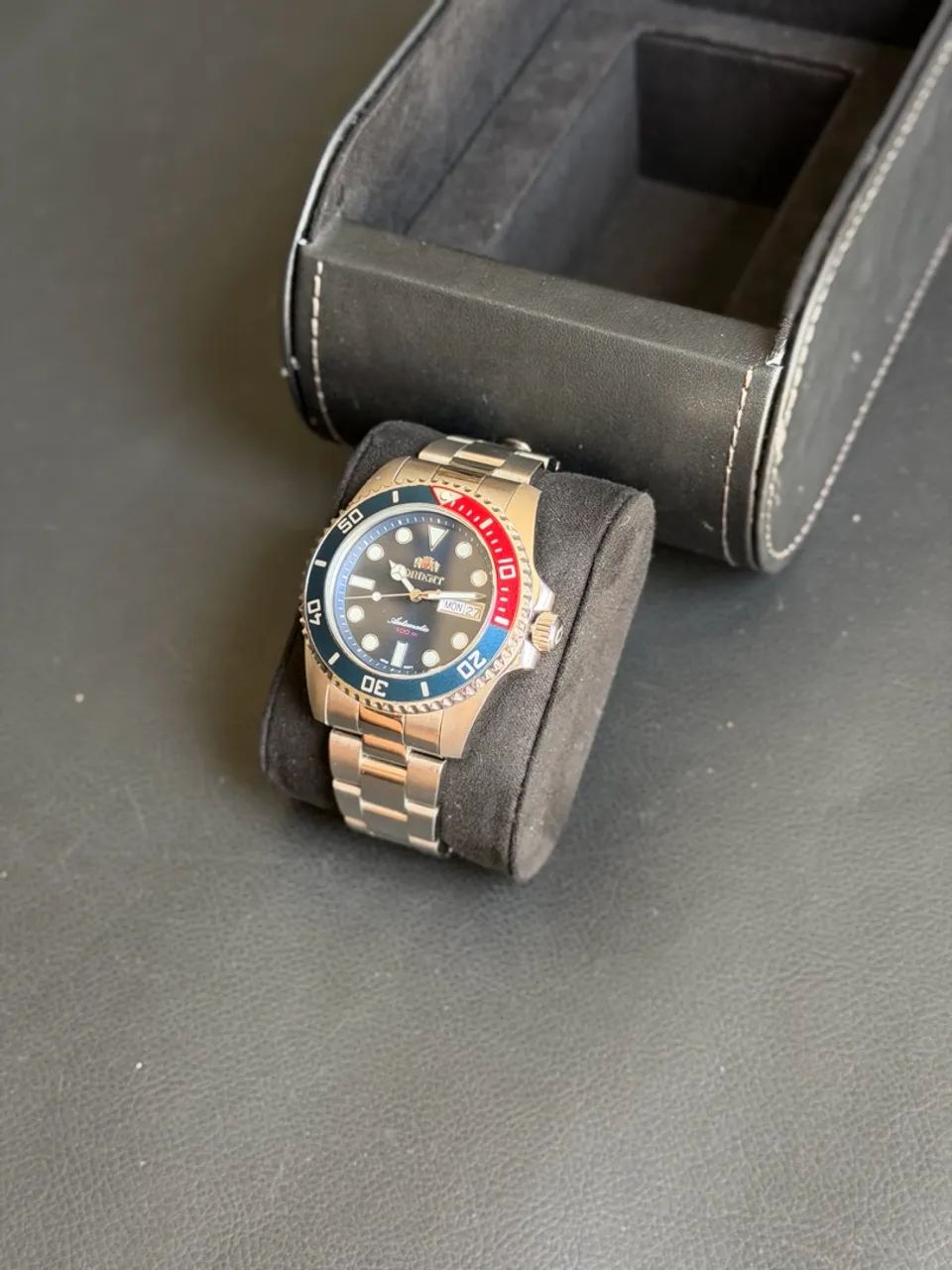 Relógio Orient Submariner Pepsi - Foto 5