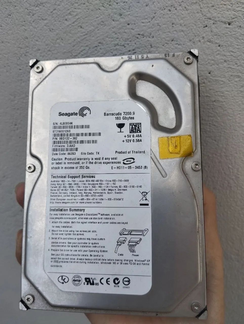 HD Seagate Barracuda 7200.9 160gb (SEM TESTES) - Foto 4