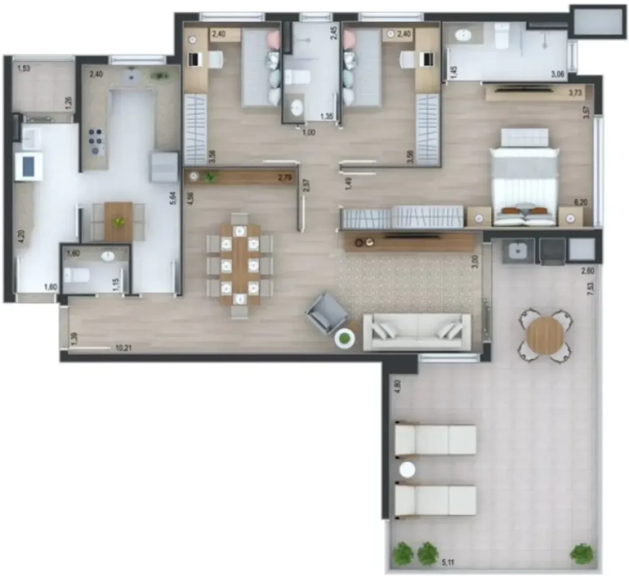 PLANTA 115m²