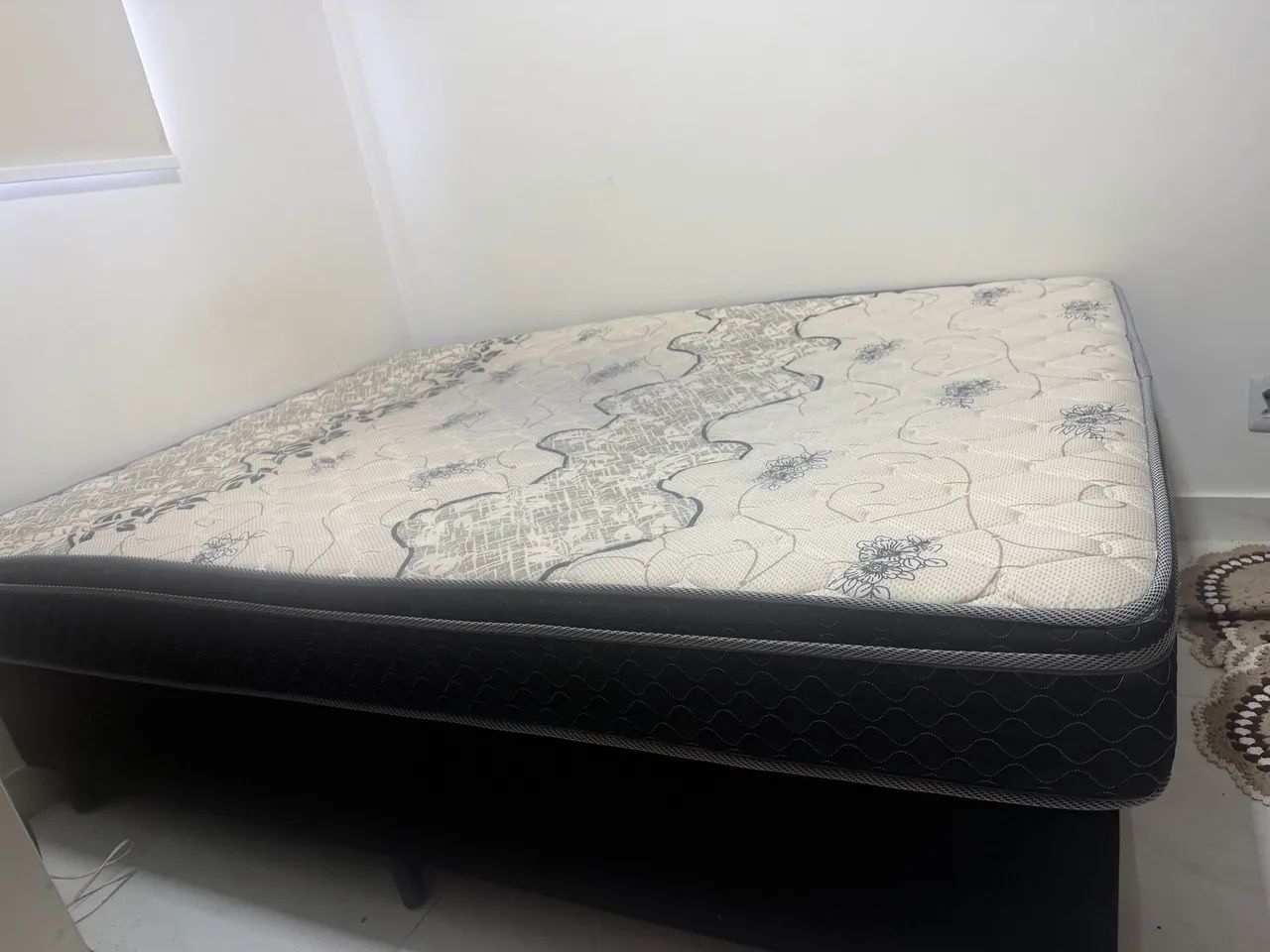 Cama Box Casal Gazin + Colchão | Ótimo Estado