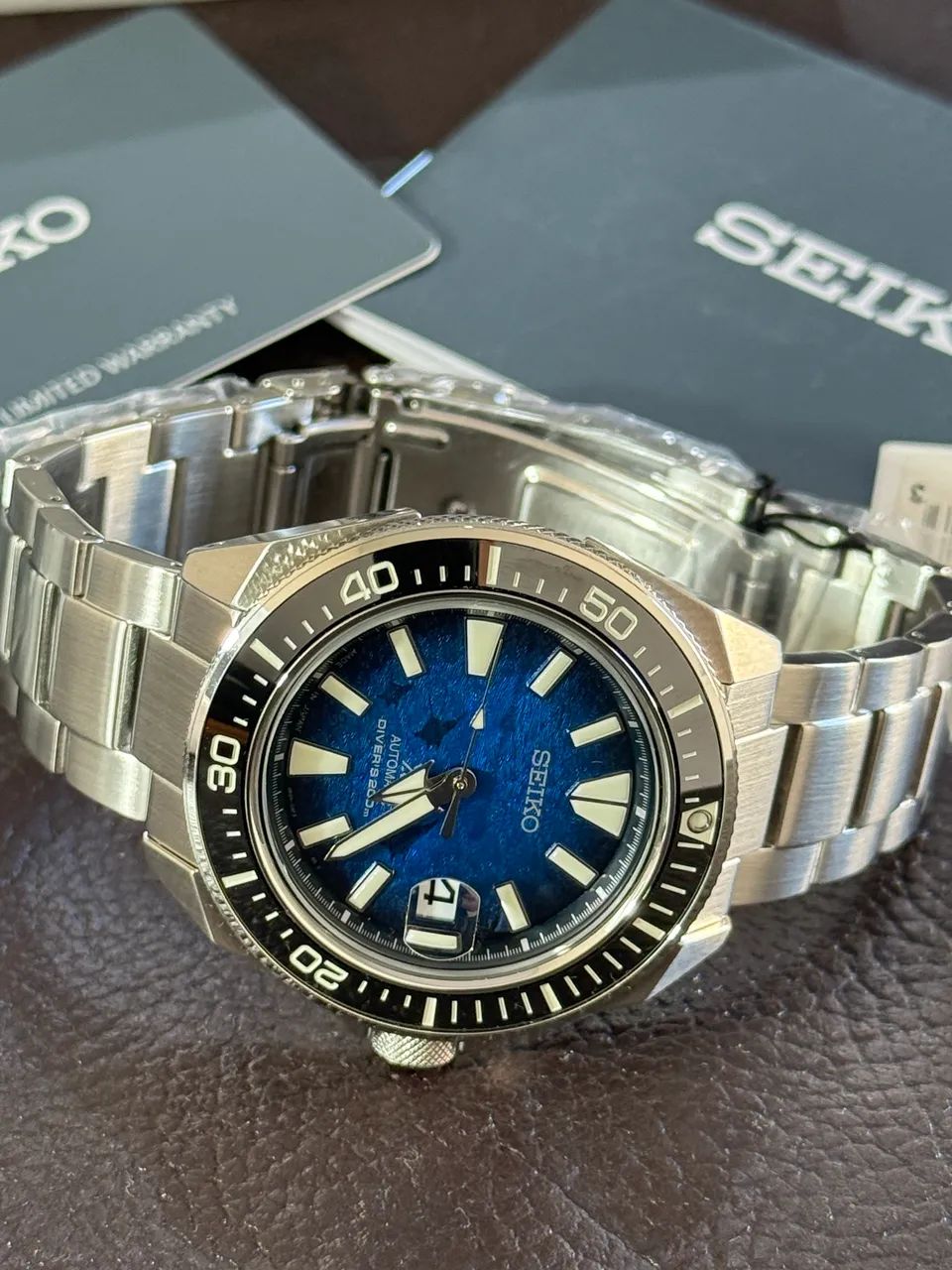 Relógio Seiko Prospex King Samurai Manta Ray SRPE33K1 - Foto 3