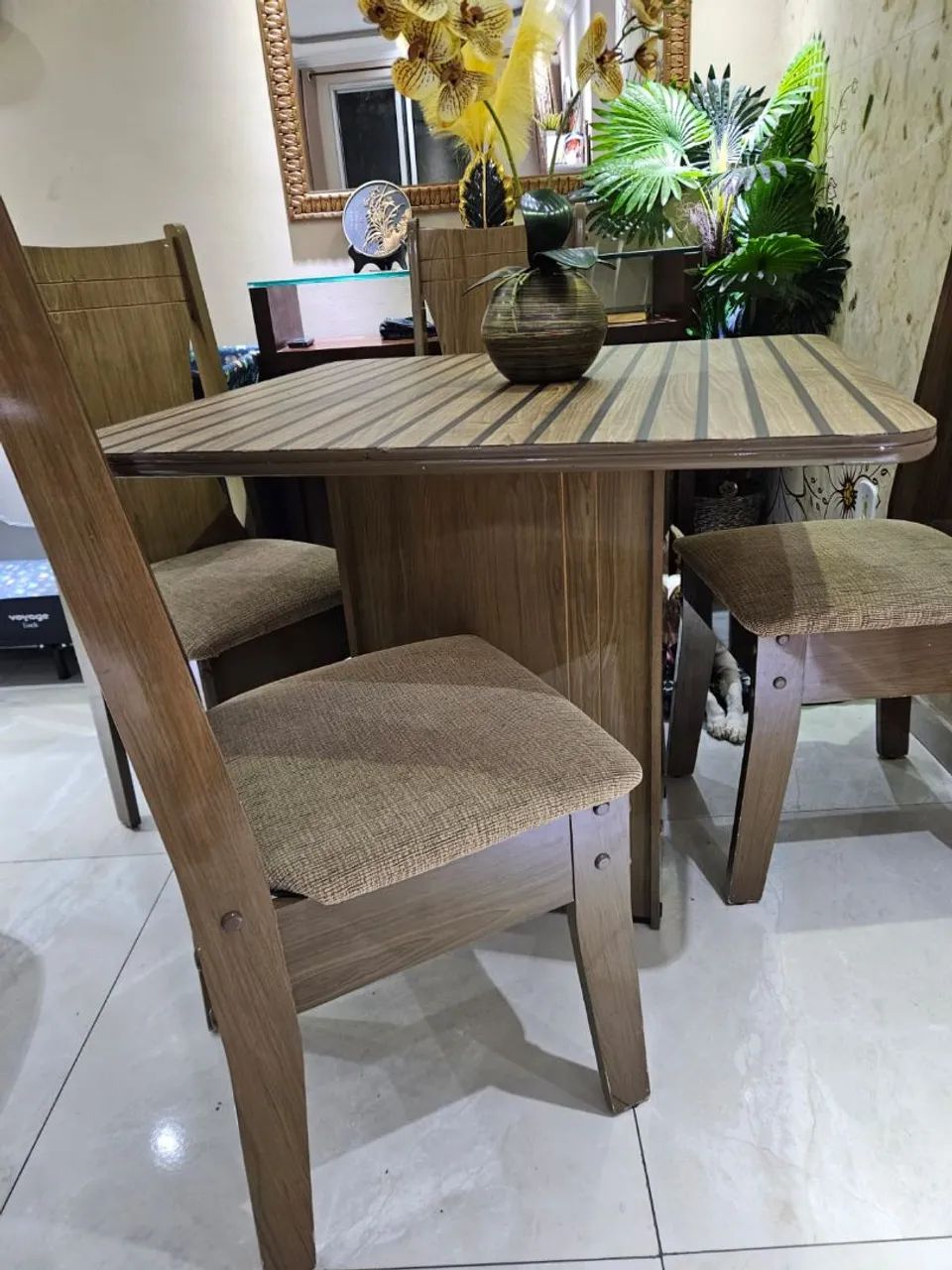 Mesa de Jantar 4 cadeiras - Foto 4