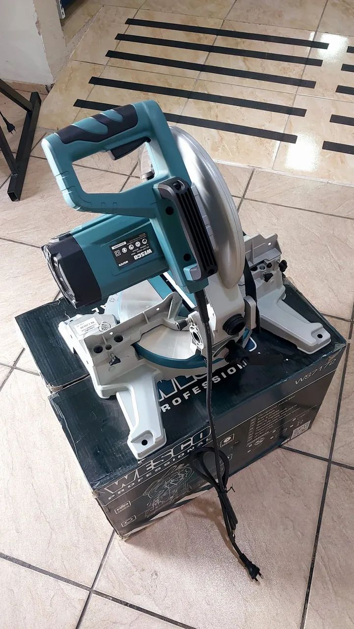 Serra esquadria 10pol 1800w Wesco(Nova) - Foto 4