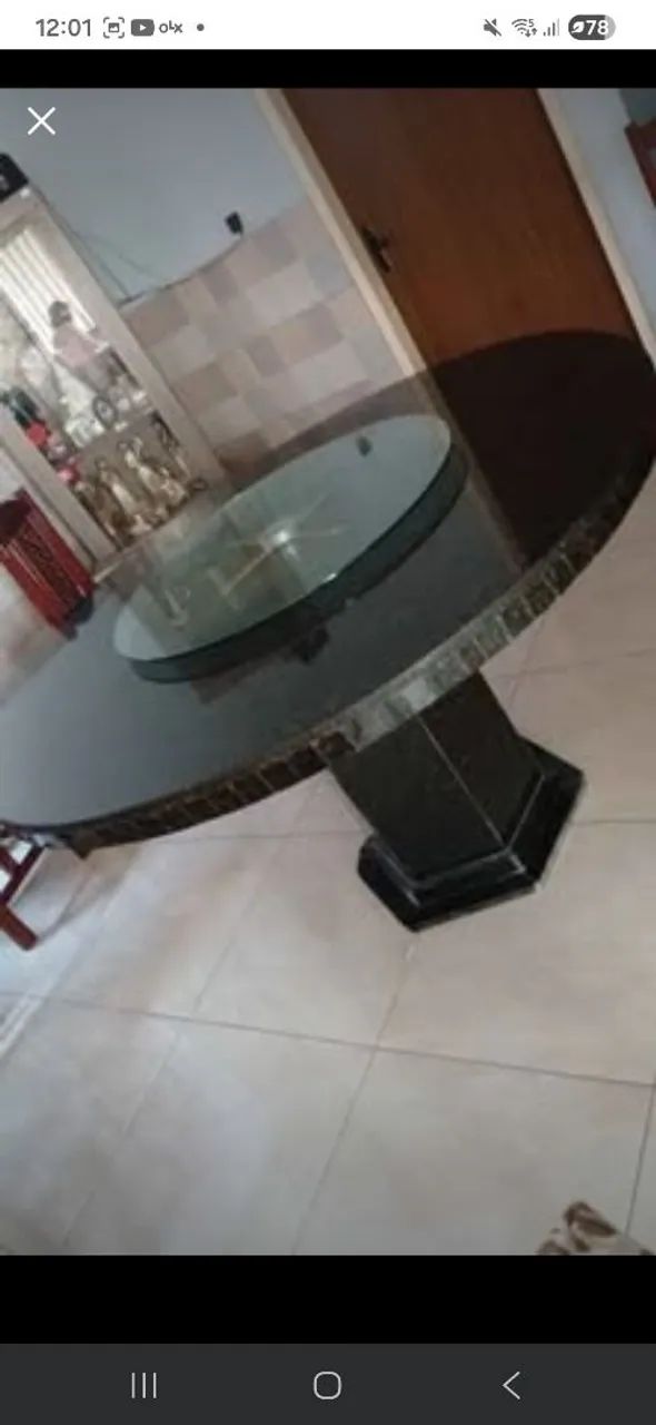 Mesa de mármore com tampa giratória  - Foto 2