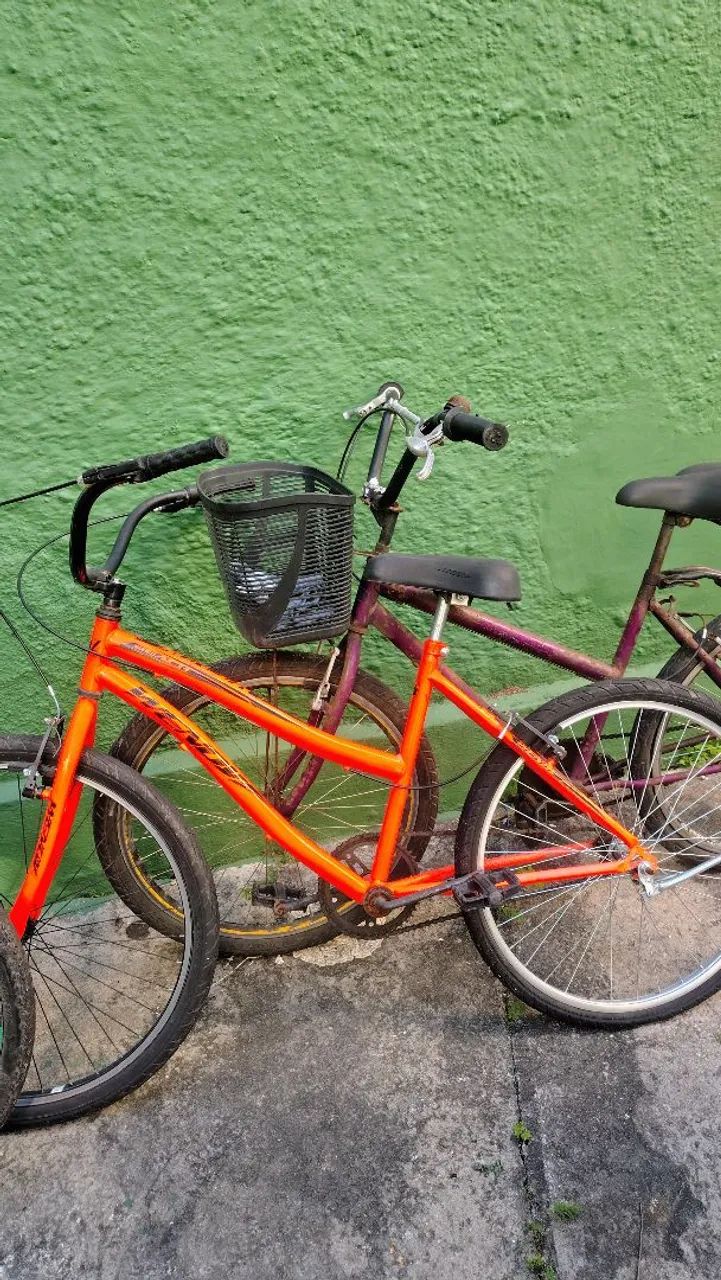 Bicicleta praiana laranja  - Foto 2