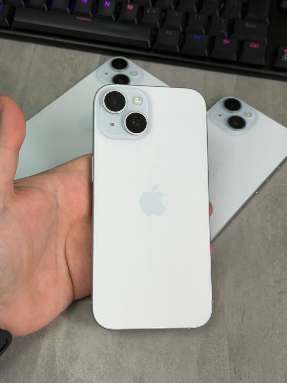 CHEGOU O IPHONE 15 AZUL NA OFERTA!!!