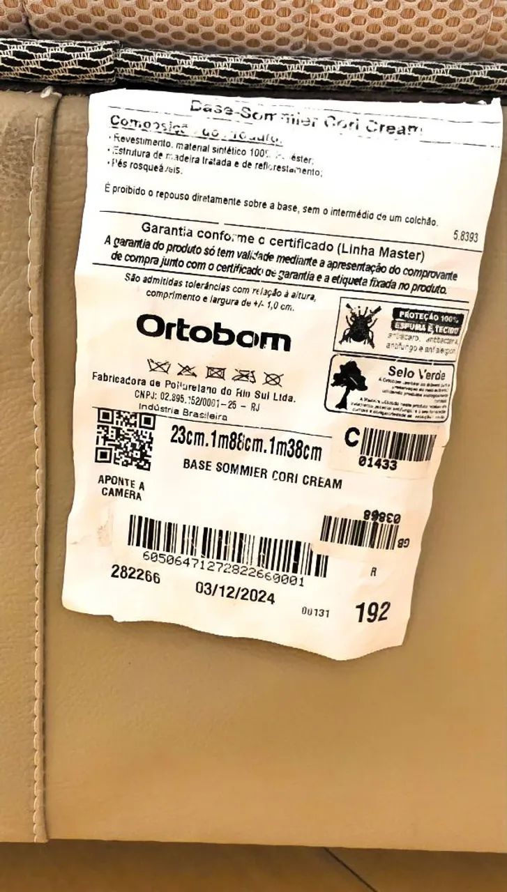 Cama casal Ortobom com colchão - Foto 3