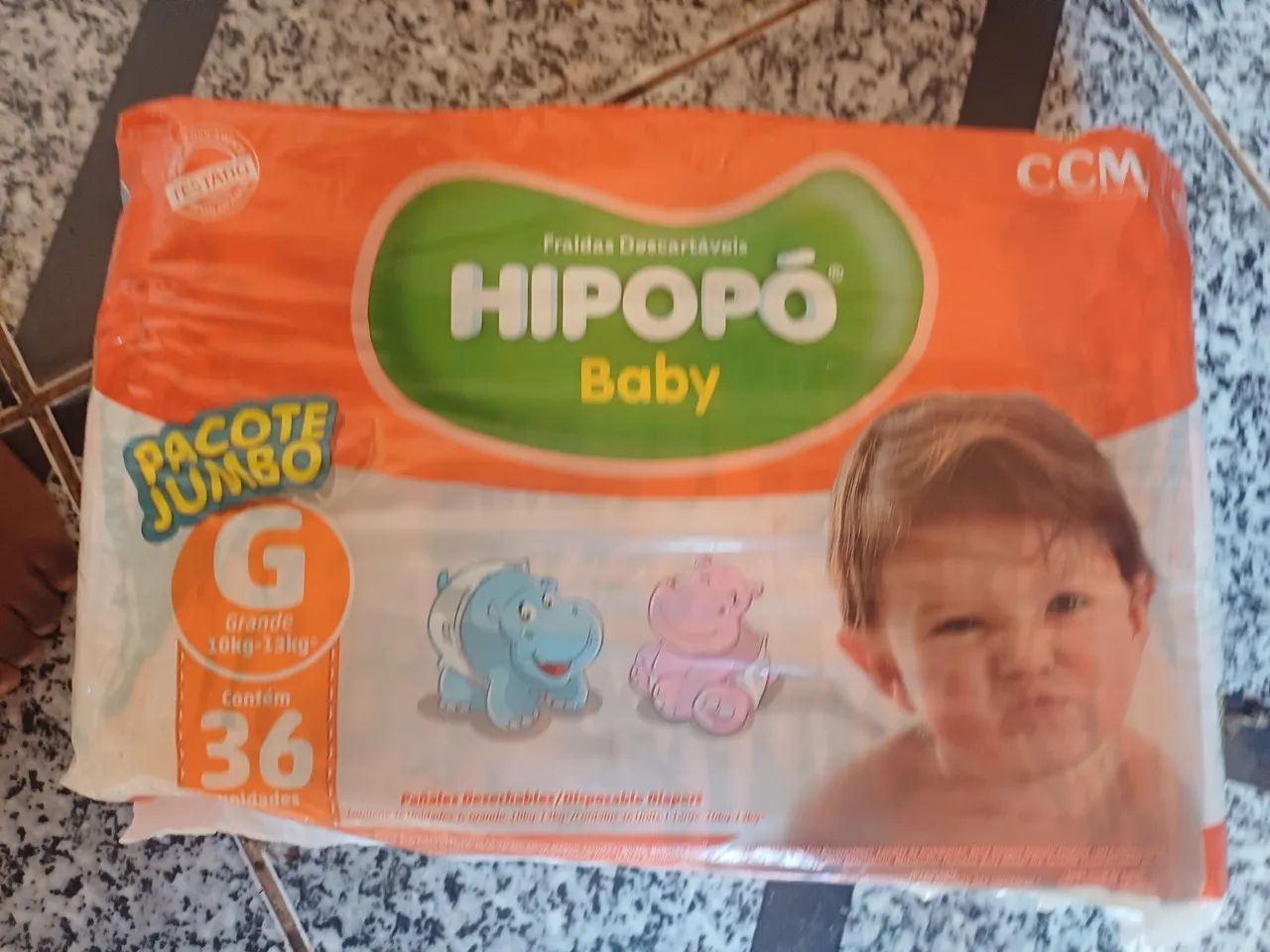 Vendo fralda hipopo G 36 unidade 