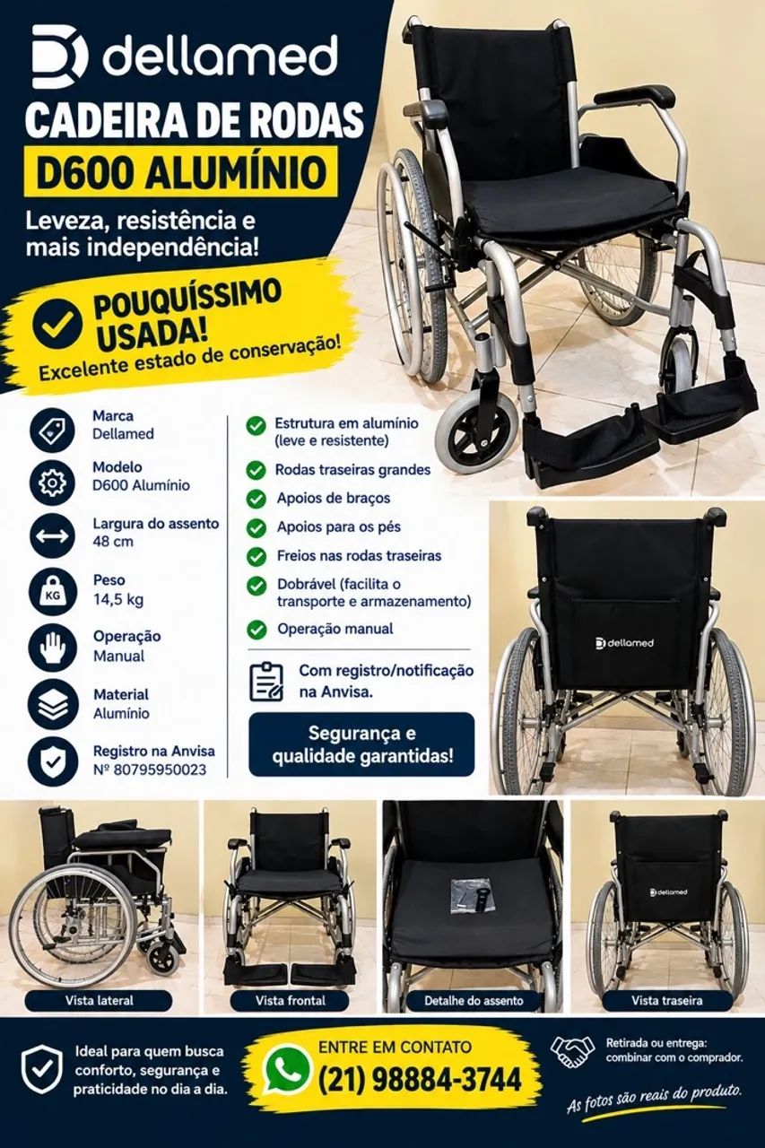 Cadeira de roda  - Foto 5
