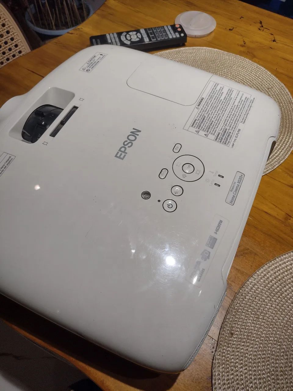 Projetor Epson 3020 Full hd (com defeito) - Foto 4