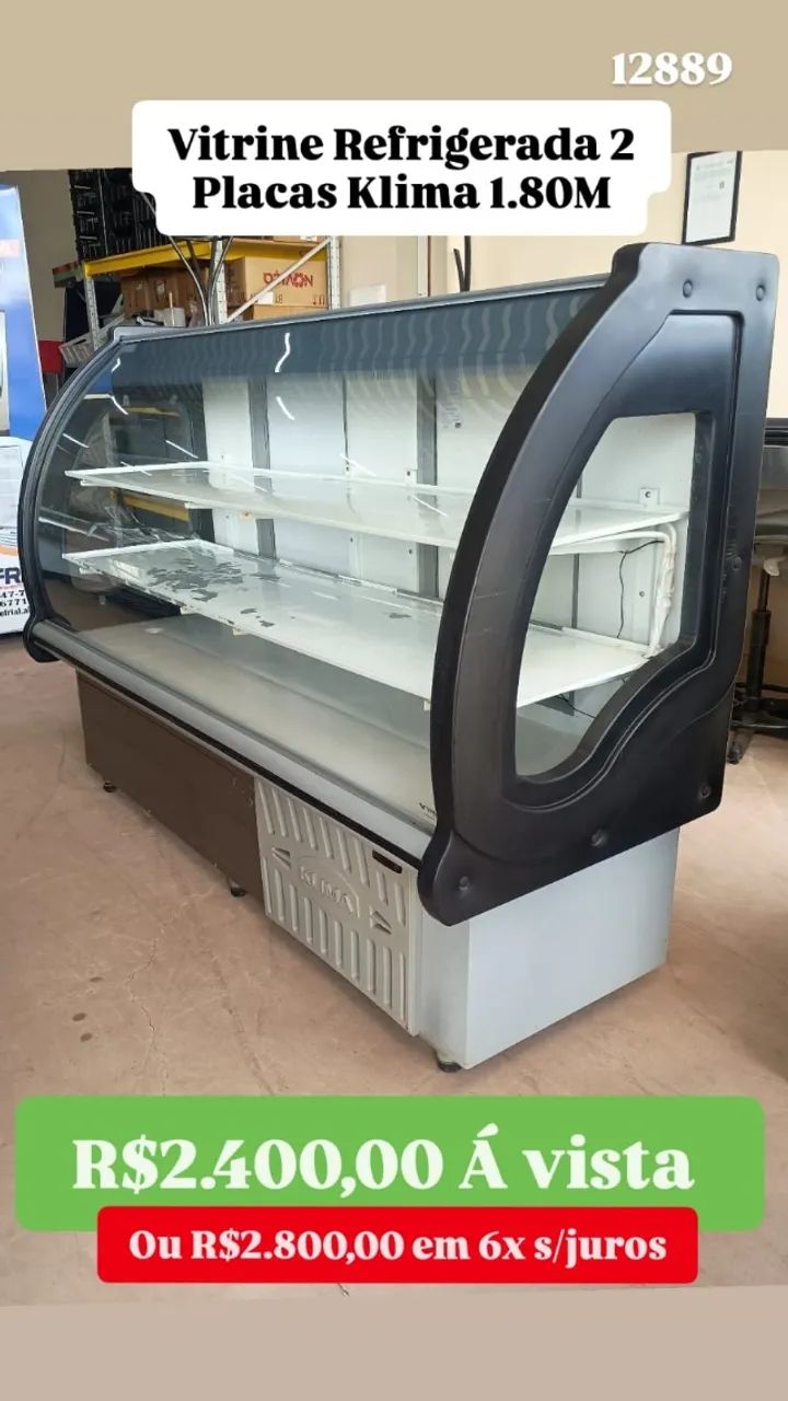 VITRINE REFRIGERADA 2 PLACAS KILA USADA