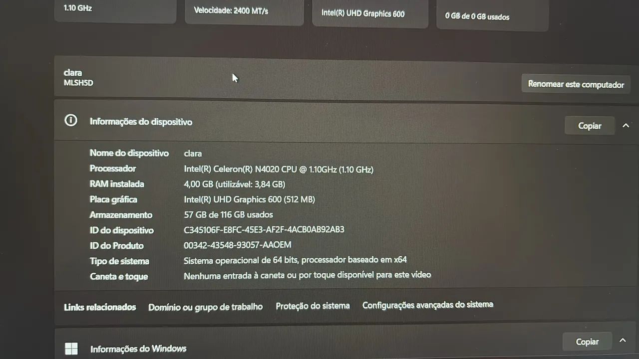 Vende-se notebook 3 meses de uso marca Ultra  - Foto 4