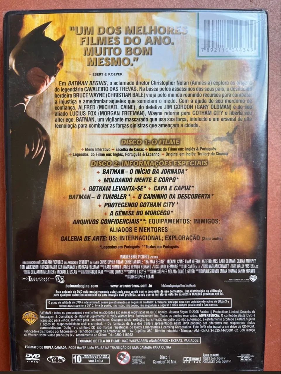 DVD Batman Begins lacrado - Foto 3