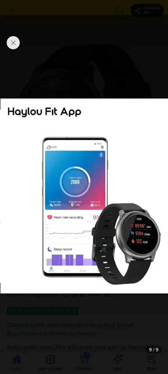 Smartwatch Haylou Solar LS05 - Foto 4