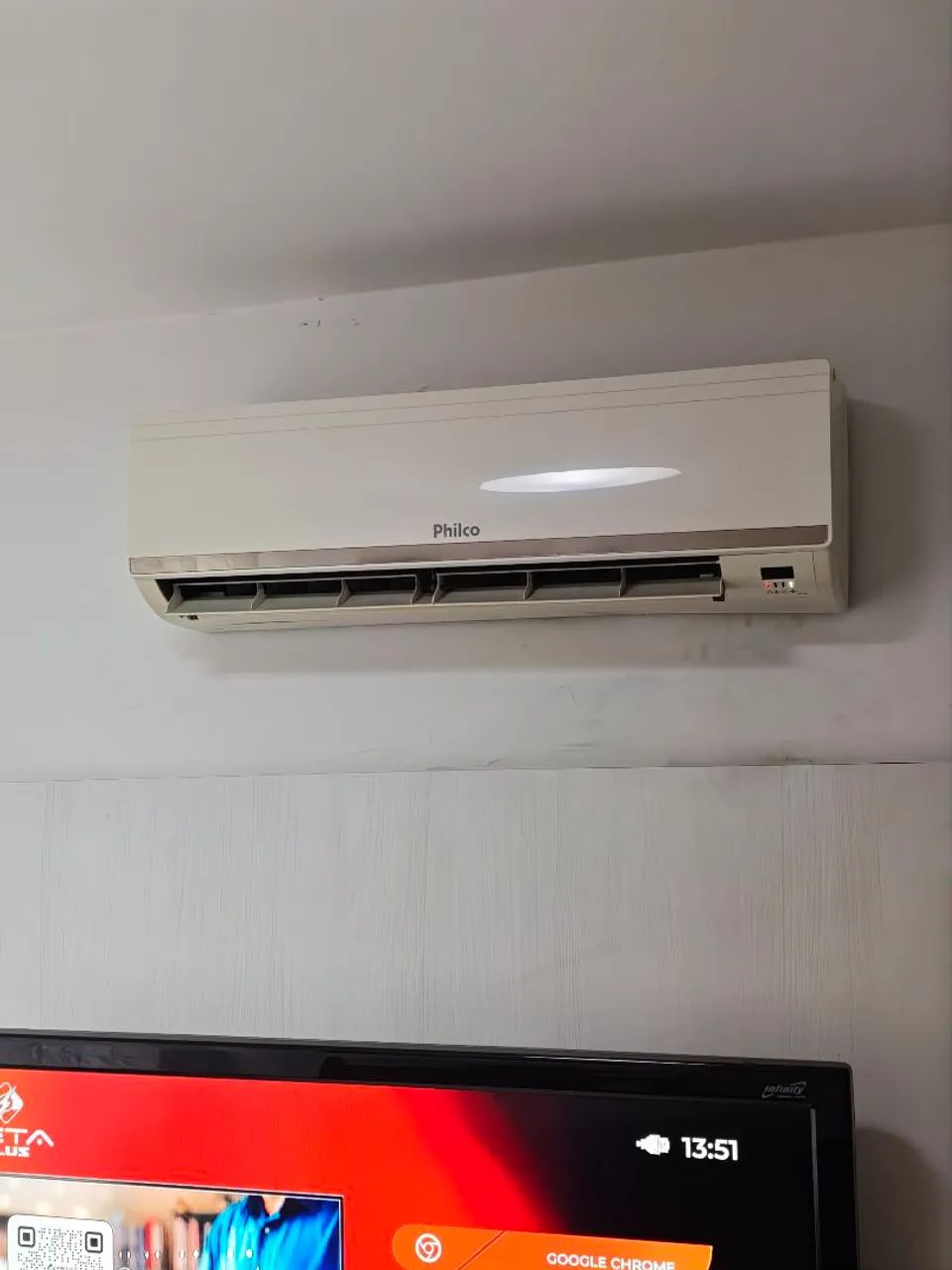 Ar condicionado 12000 BTUs quente e frio Philco 220v ótimo  - Foto 2