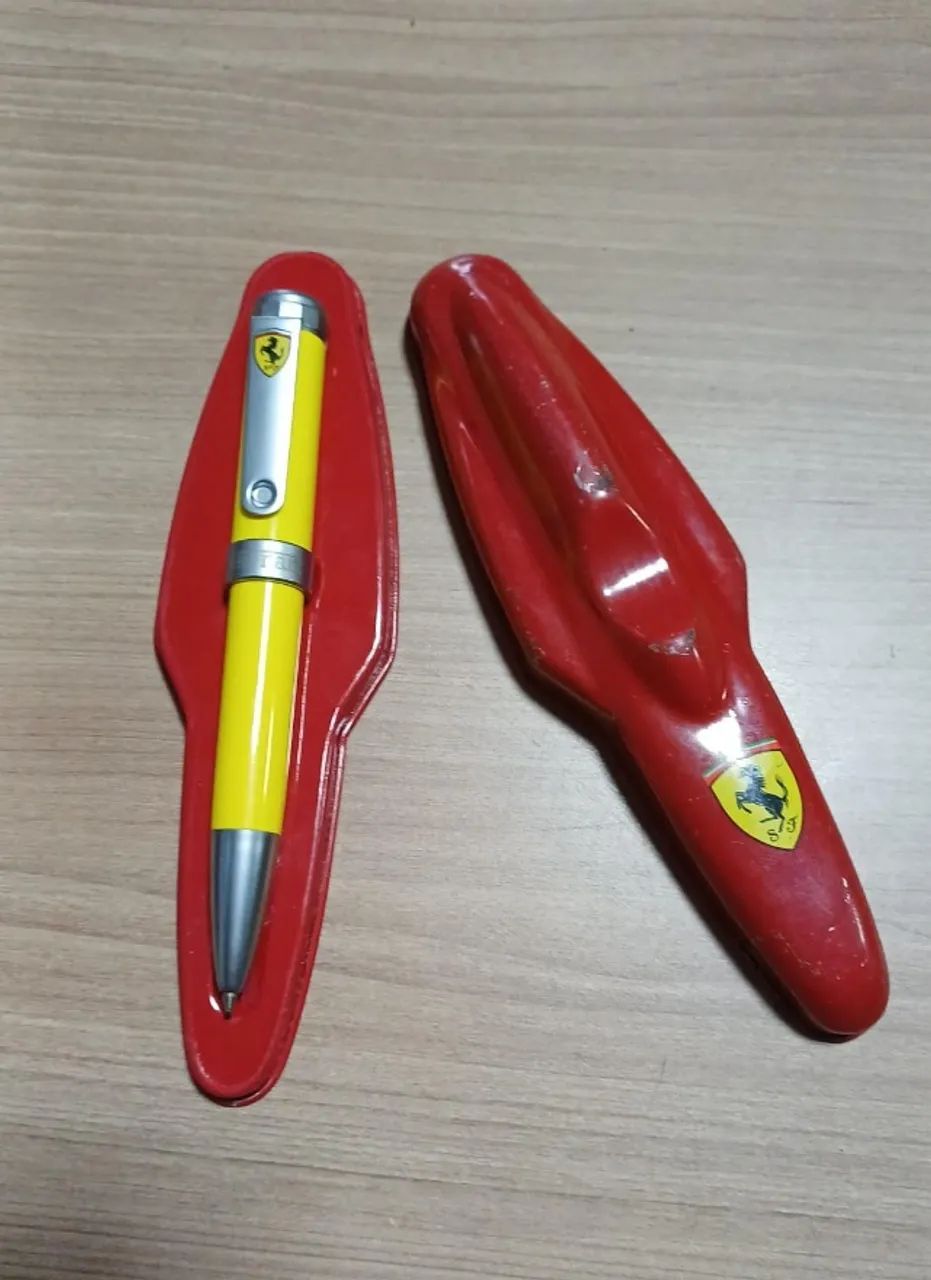 Caneta Ferrari em estojo de metal - Foto 2