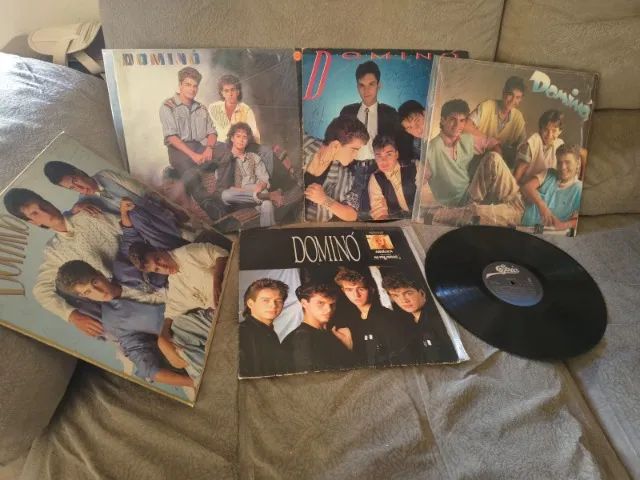 Coleção 5 Discos de Vinil Banda Domino - Foto 2
