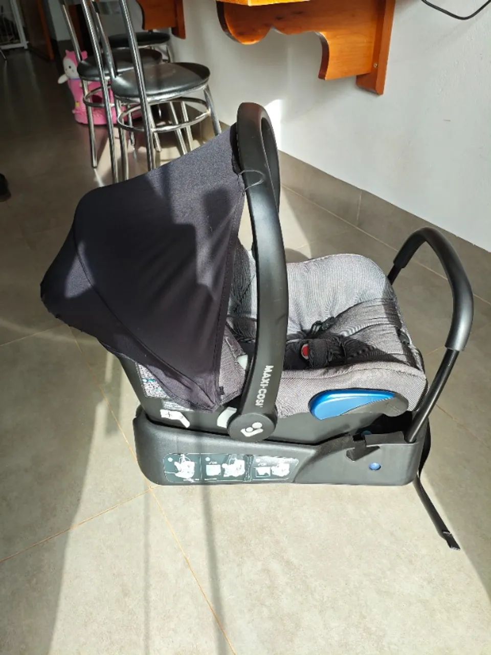 Bebê Conforto Citi com Base Maxi-cosi + espelho retorvisor - Foto 3