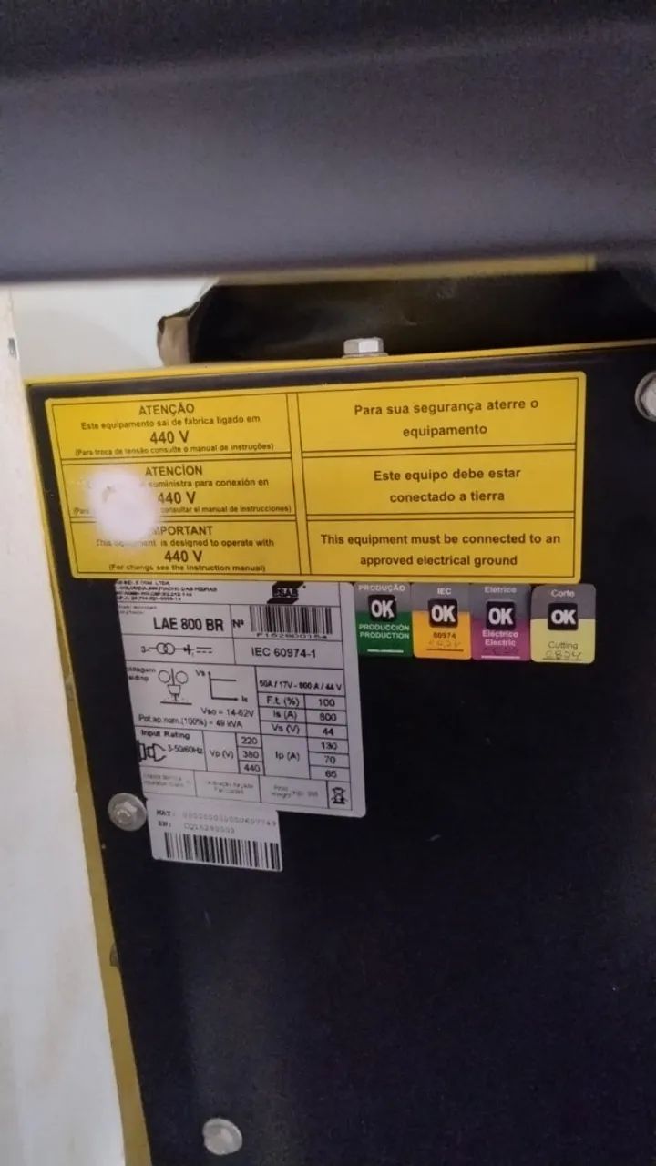 Conjunto Solda Arco Submerso ESAB LAF 800 - Industrial - Solda Arco Submerso ESAB LAF 600 - Foto 3