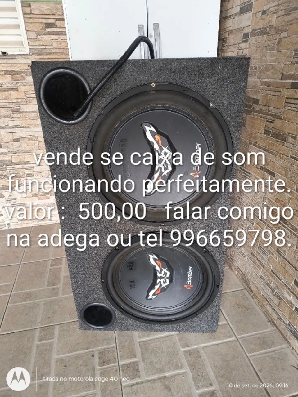 Caixa selada 