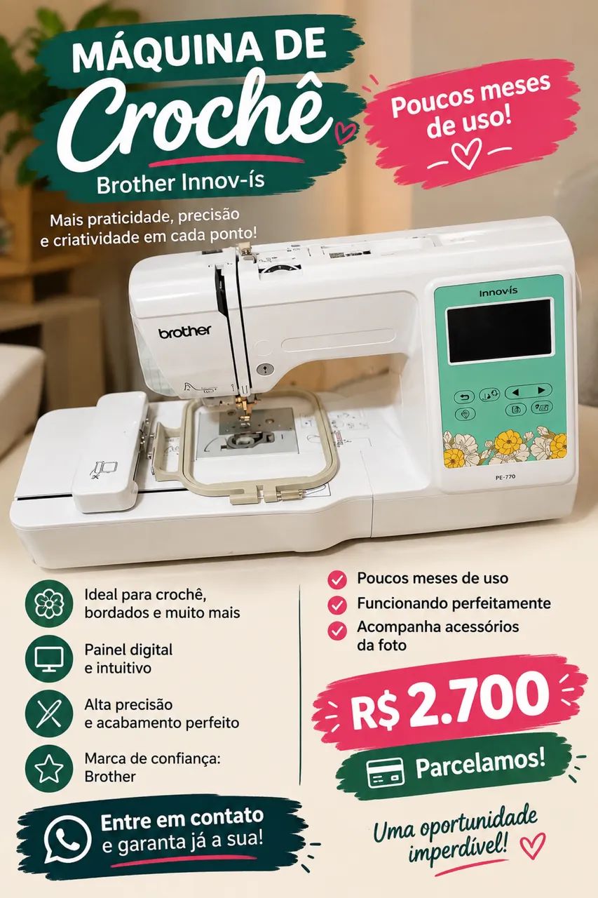 Máquina de crochê 