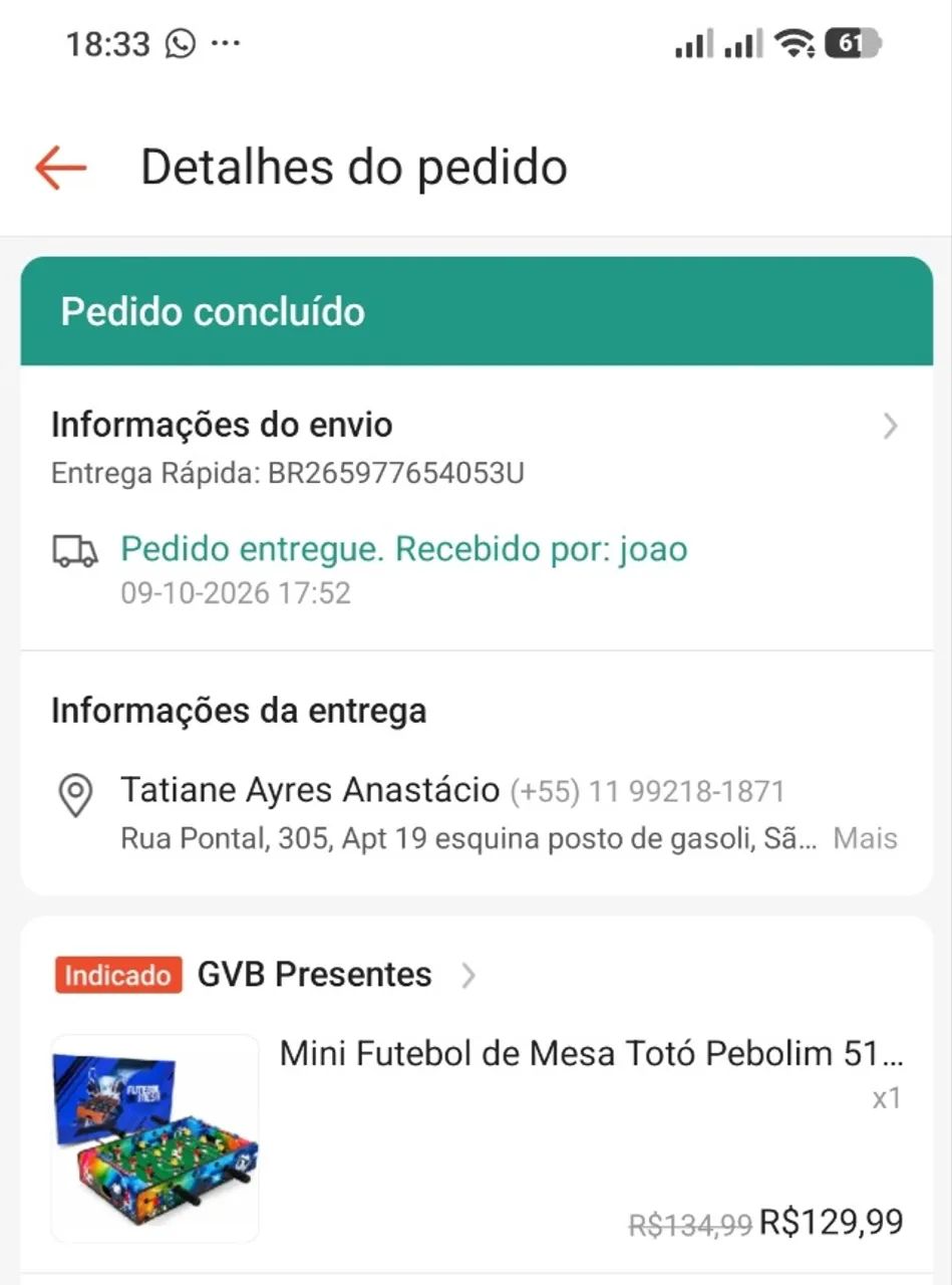 Mesa  pimbolim infantil 