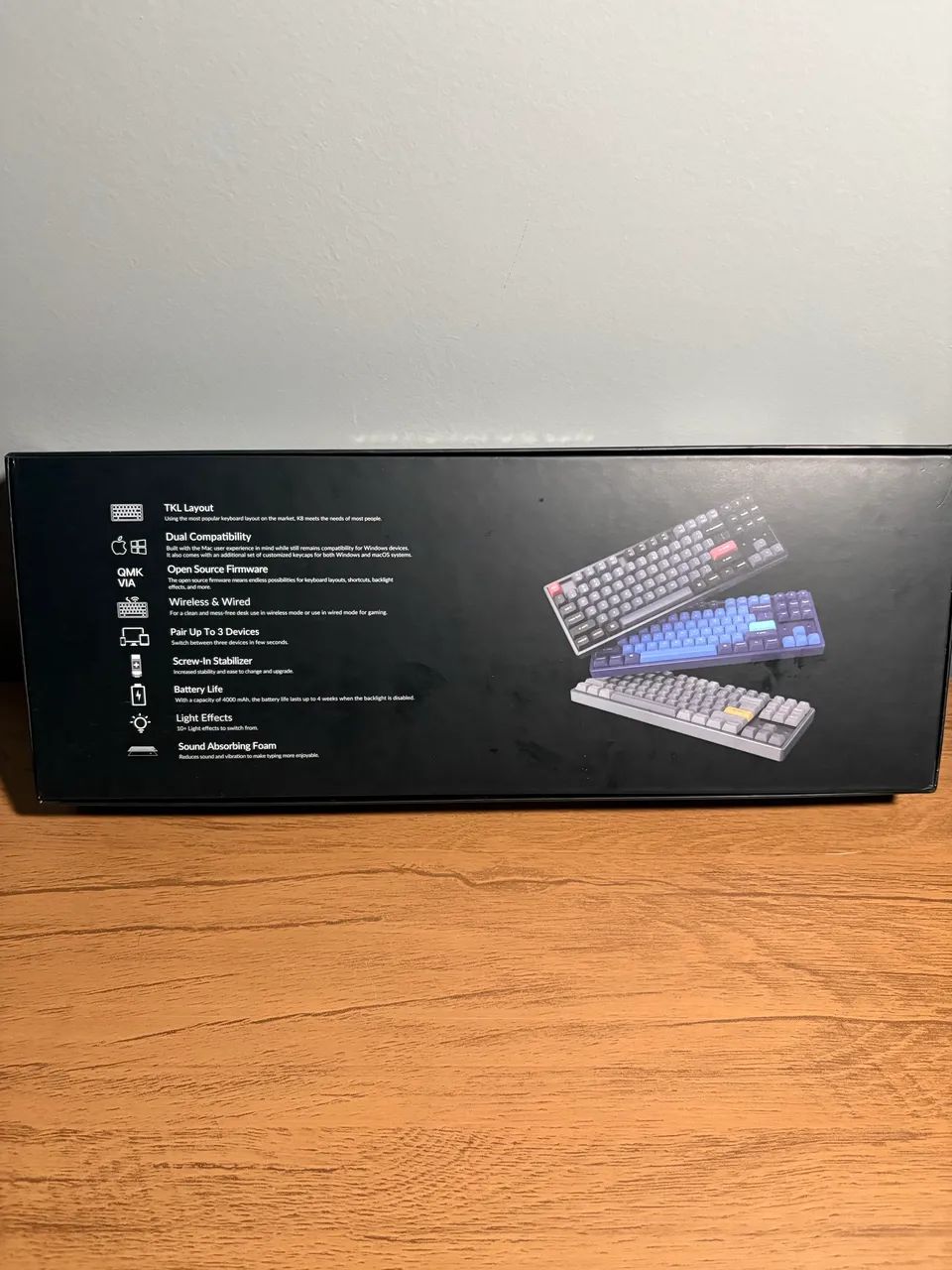 Teclado mecânico Keychron K8 Pro(Red) - Foto 3