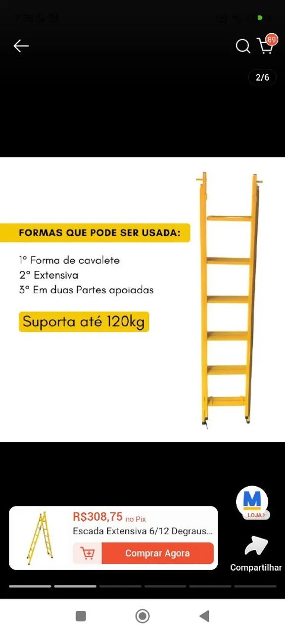 Escada de ferro Nova  - Foto 5