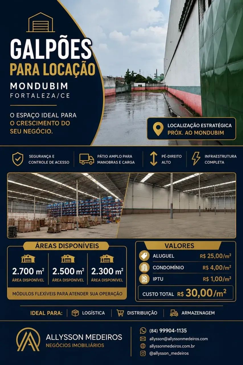Galpão Modulares Para Locação | Mondubim - Fortaleza / CE - Foto 4