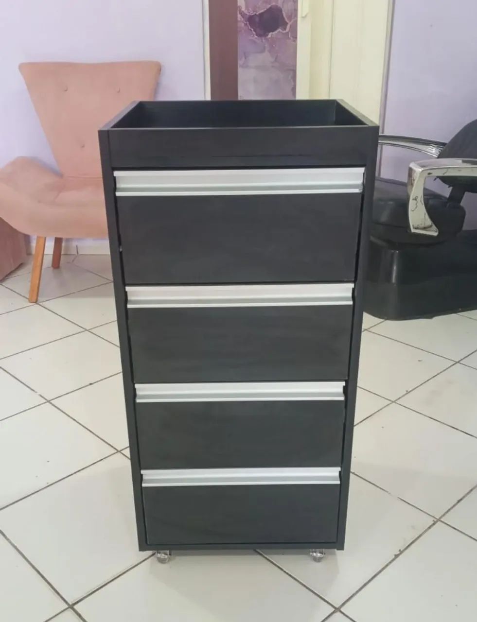 Carrinho auxiliar mdf  - Foto 2