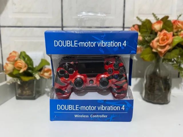 Controle de PS4 Vermelho Camuflado - Foto 3