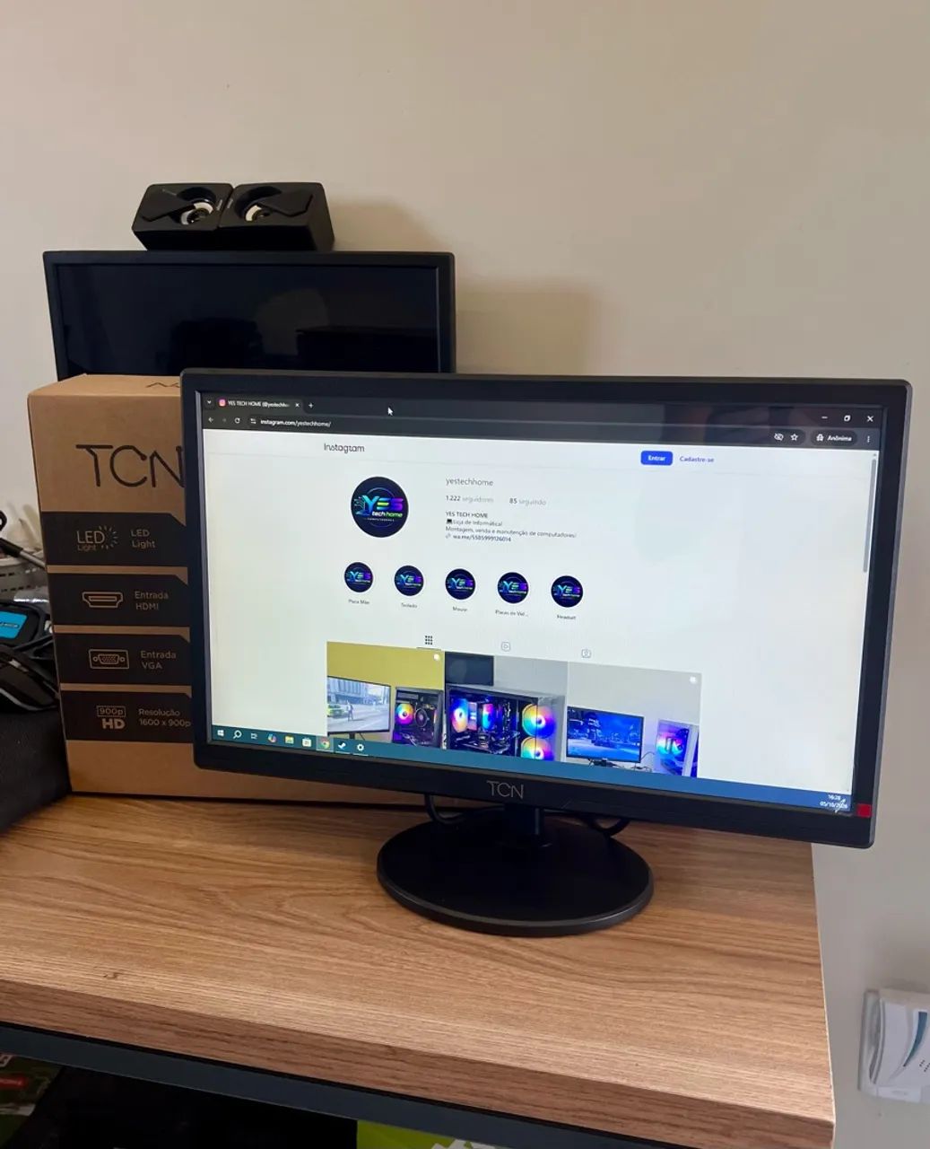 Monitor Office 20" TCN HDMI/VGA - Foto 4