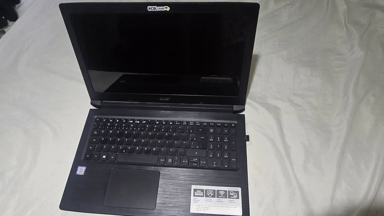Vendo notebook acer aspire 3 i5 bem conservado 