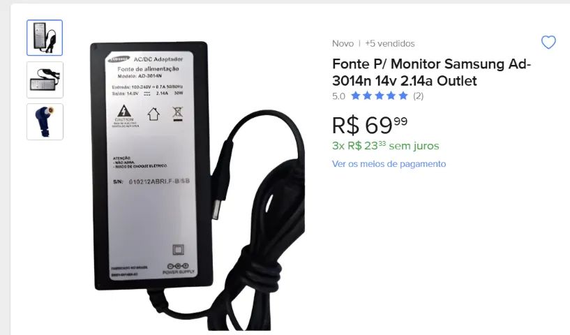 Lote de Fontes 12v e 14v  - Foto 2