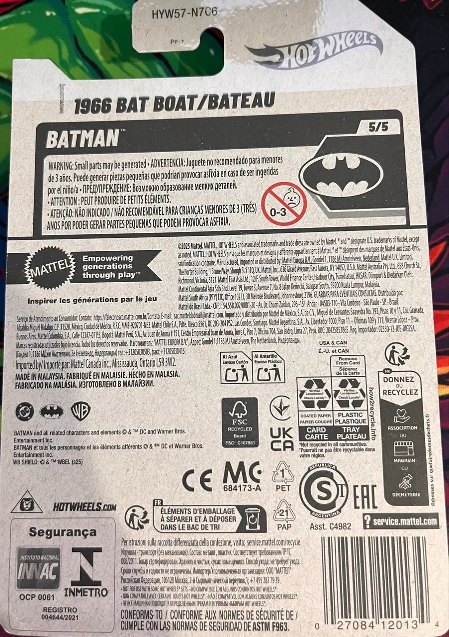 Hot wheels batman 2025 bat boat  - Foto 2