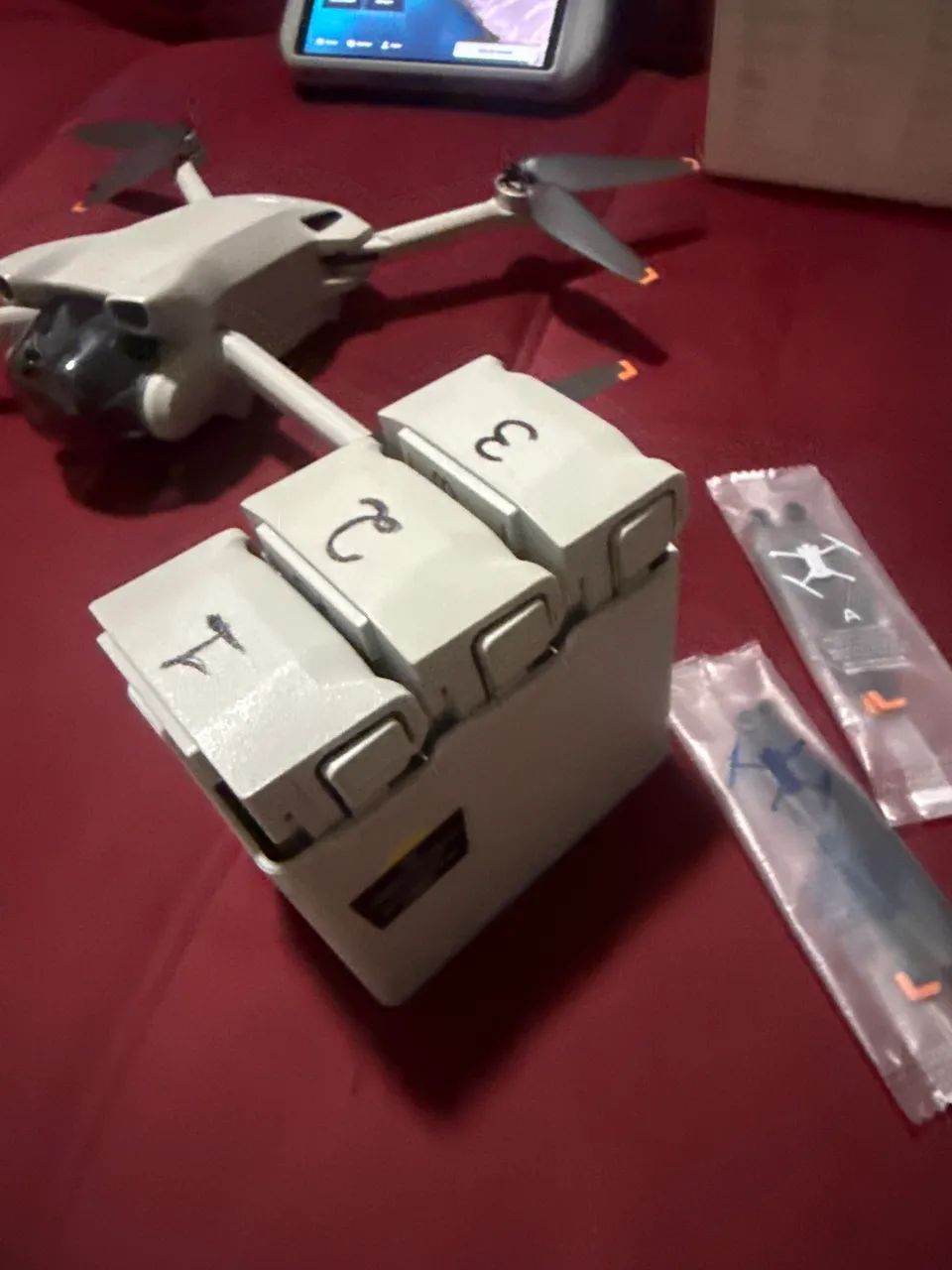 Drone DJI MINE 3 SEMINOVO COMBO COMPLETO - Foto 4