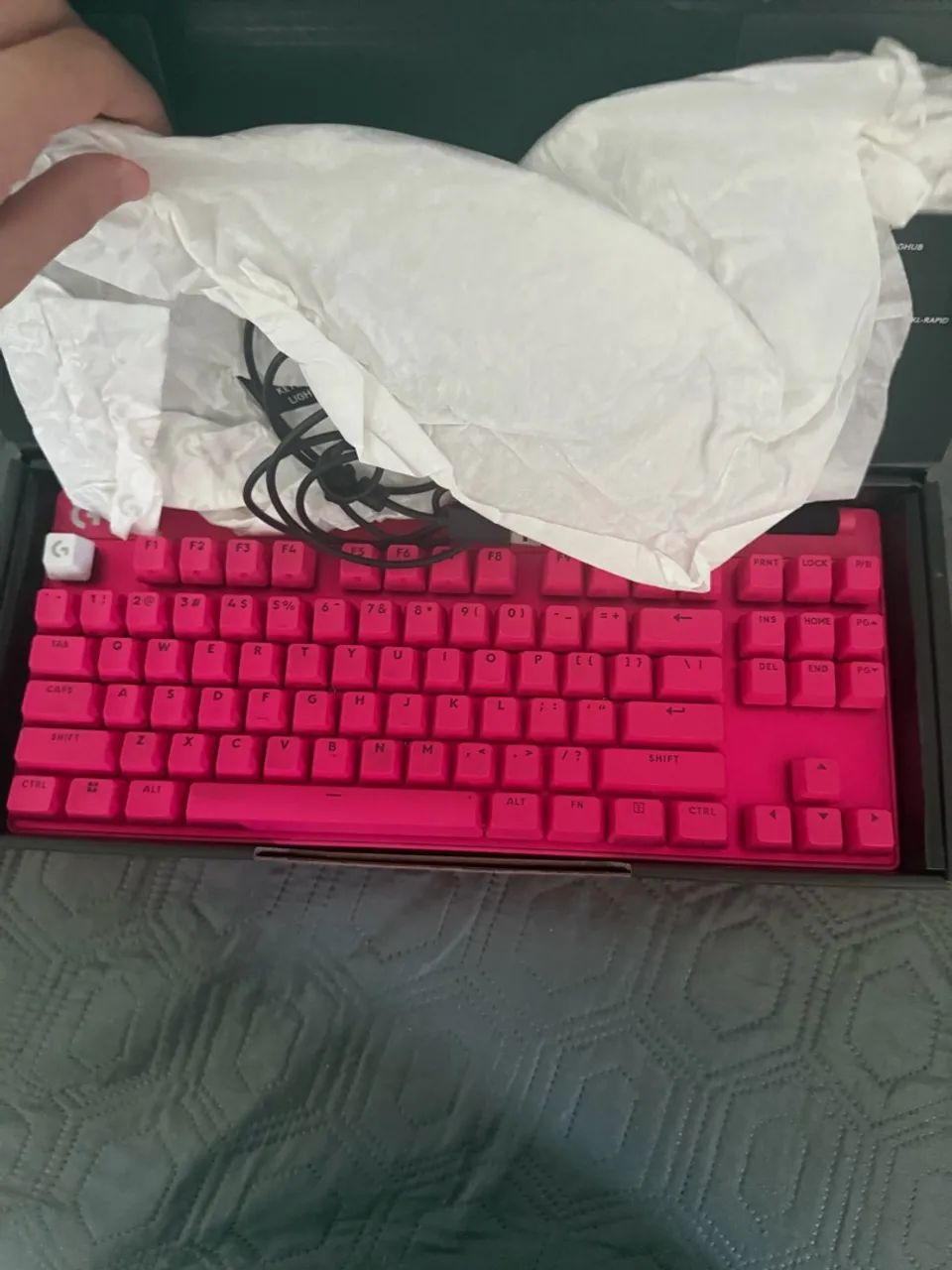 Teclado Logitech g pro x tkl rapid magnético  - Foto 2