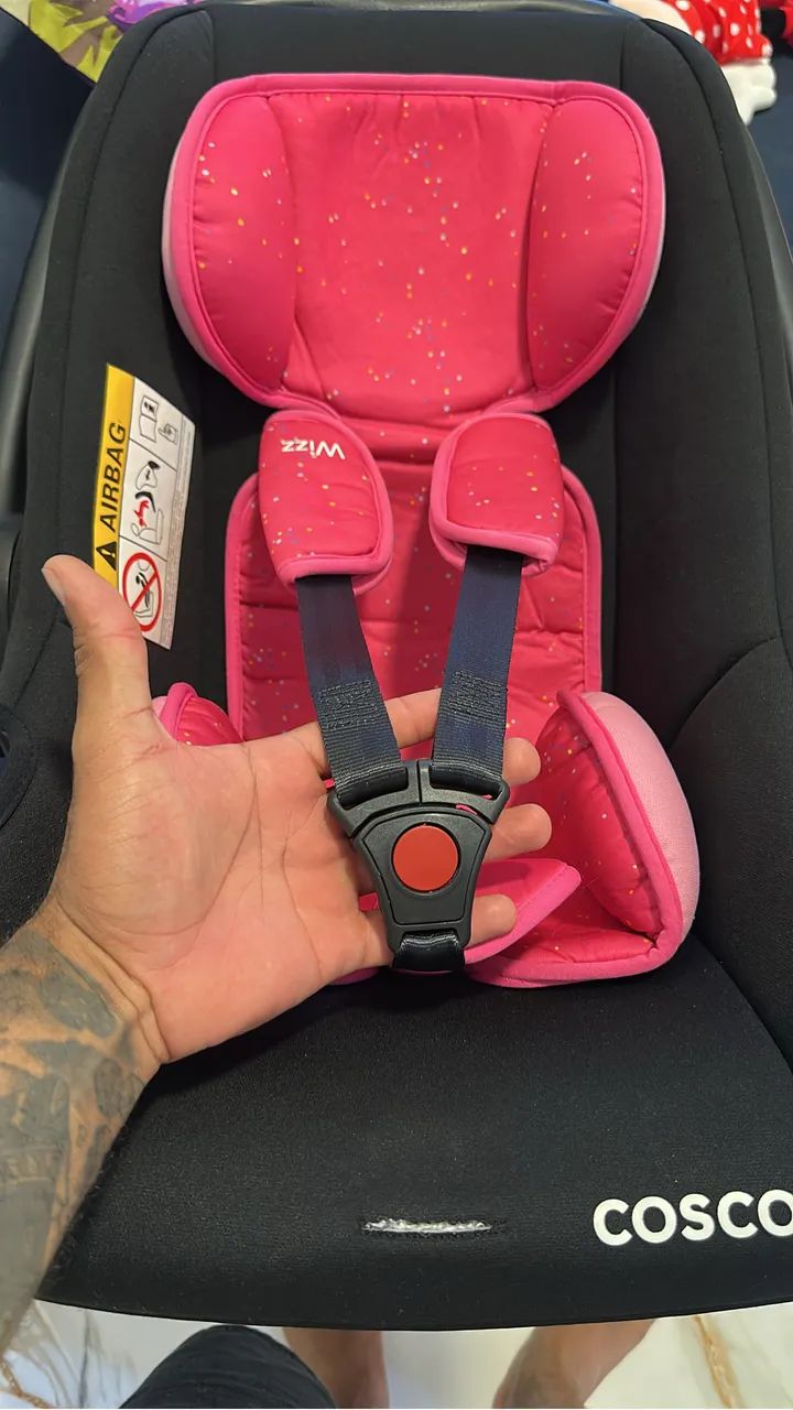 Bebê conforto Cosco - Rosa