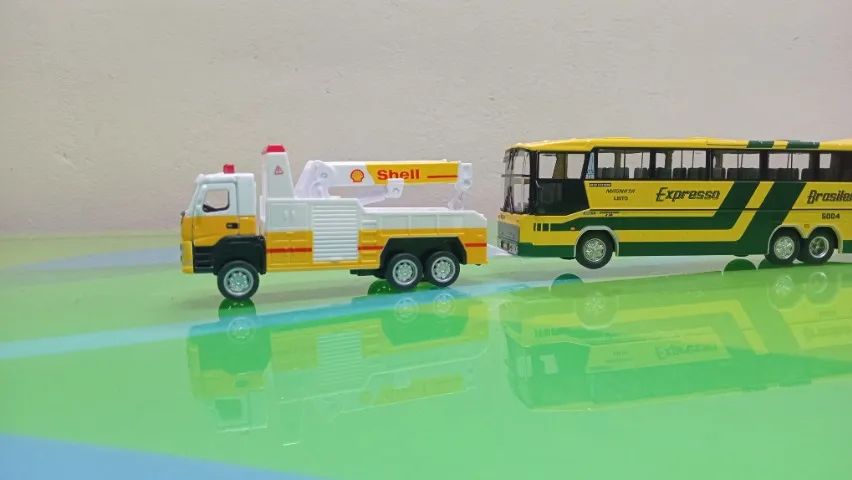 CAMINHÃO REBOQUE 1/72 COMPARÍVEL COM OS ÔNIBUS BRCLASSICS. - Foto 5