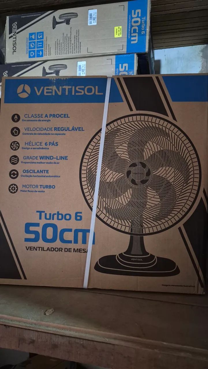 VENTILADOR VENTISOL 50CM MESA