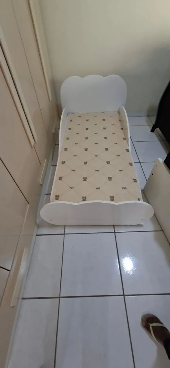 Cama Infantil Nuvem com Colchão 88cm x 188cm - Foto 2