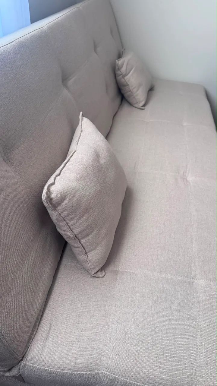Sofá cama em linho - Foto 3