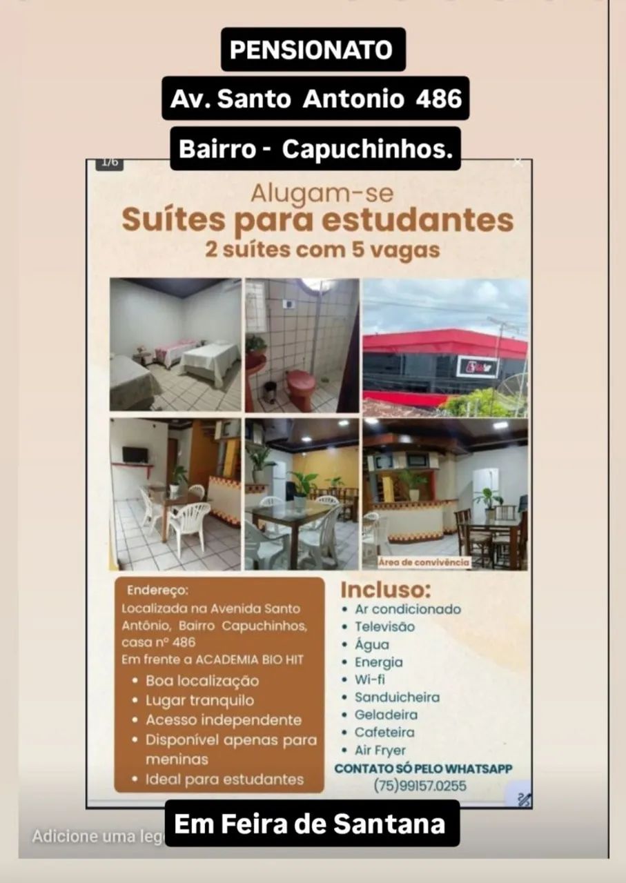 Pensionato FEMININO 