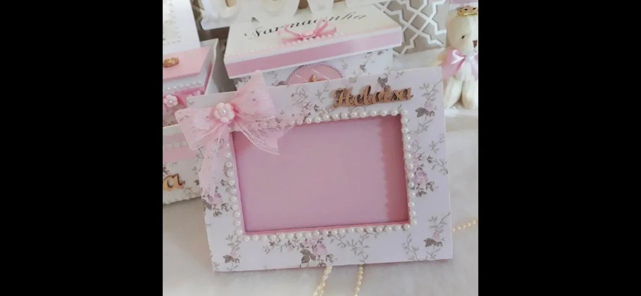 Kit Higiene Bebê Coleção "Ursinha Encantada" 9 peças  - Foto 3