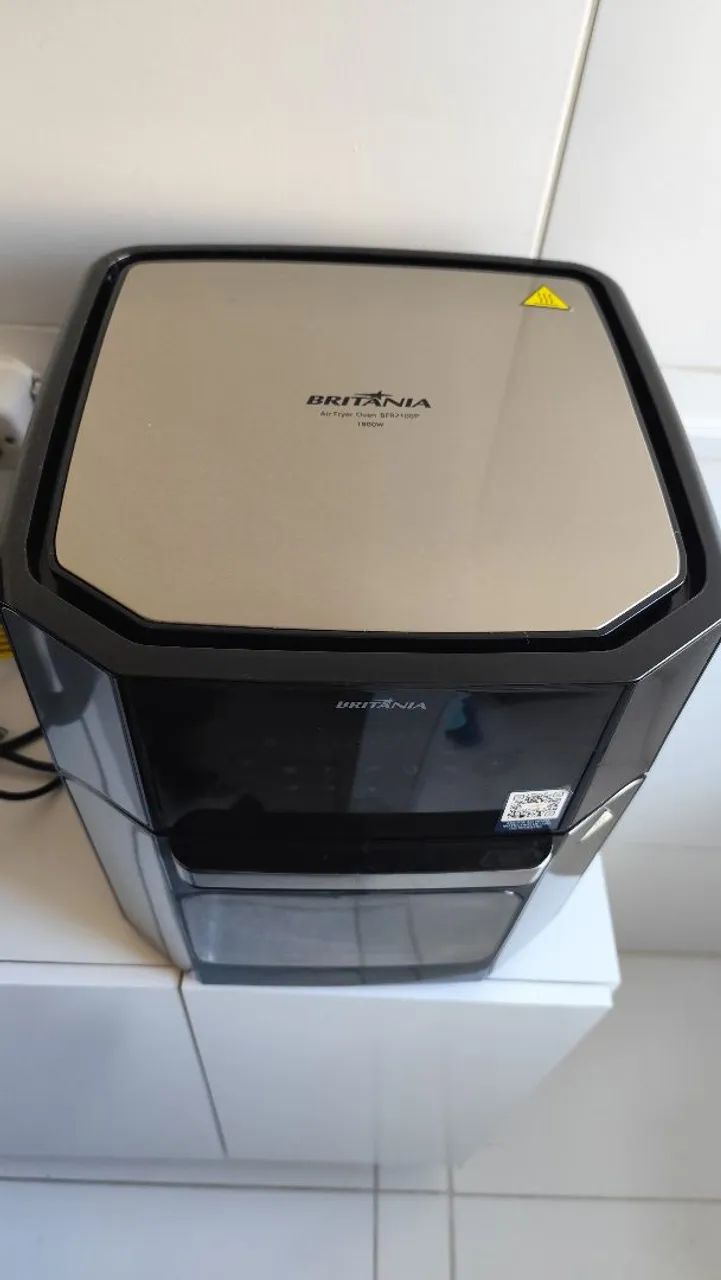 Fritadeira Air Fry Oven Bfr2100p 12 Litros 1800w Britânia Preto - Foto 4