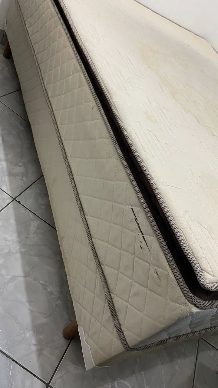 Cama box, base e colchão acoplado  - Foto 5