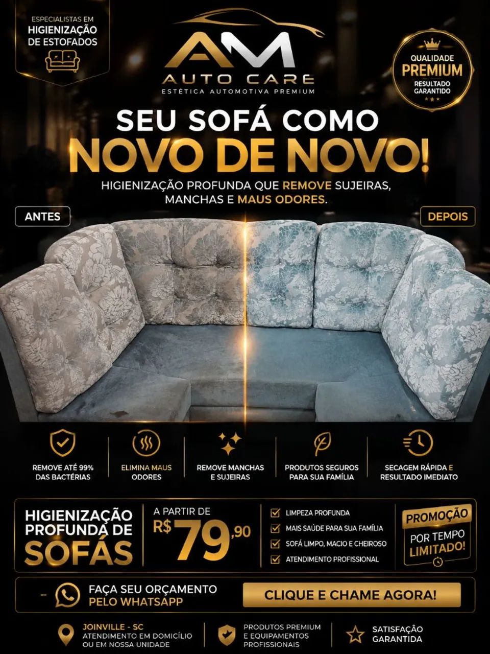 Higienização de Estofados